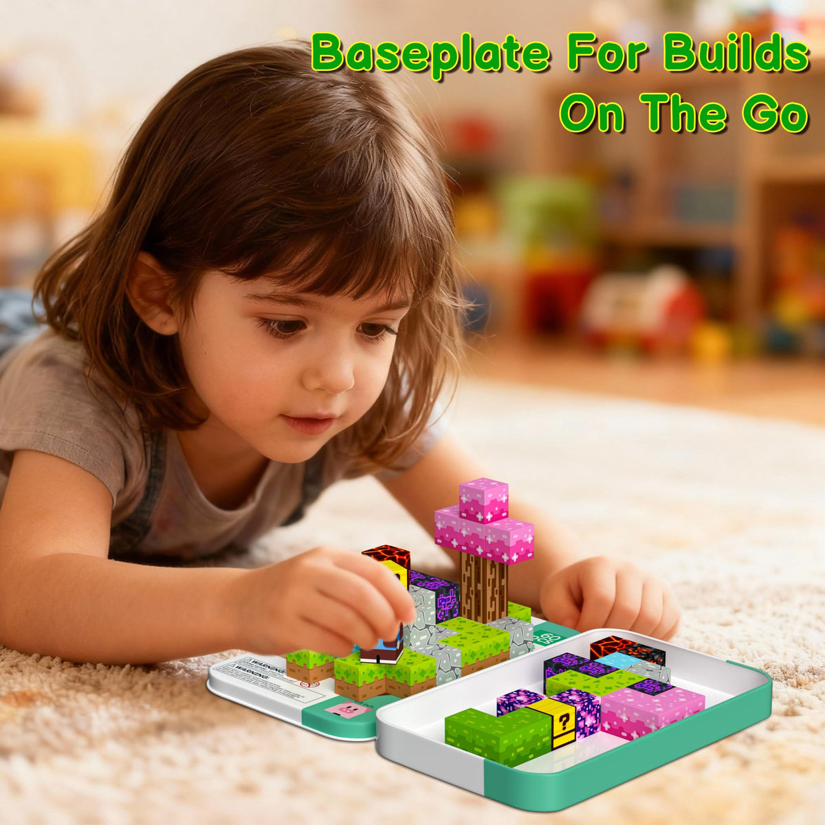 iLacven magnetic blocks inspire imaginative cities and structures during creative building sessions.