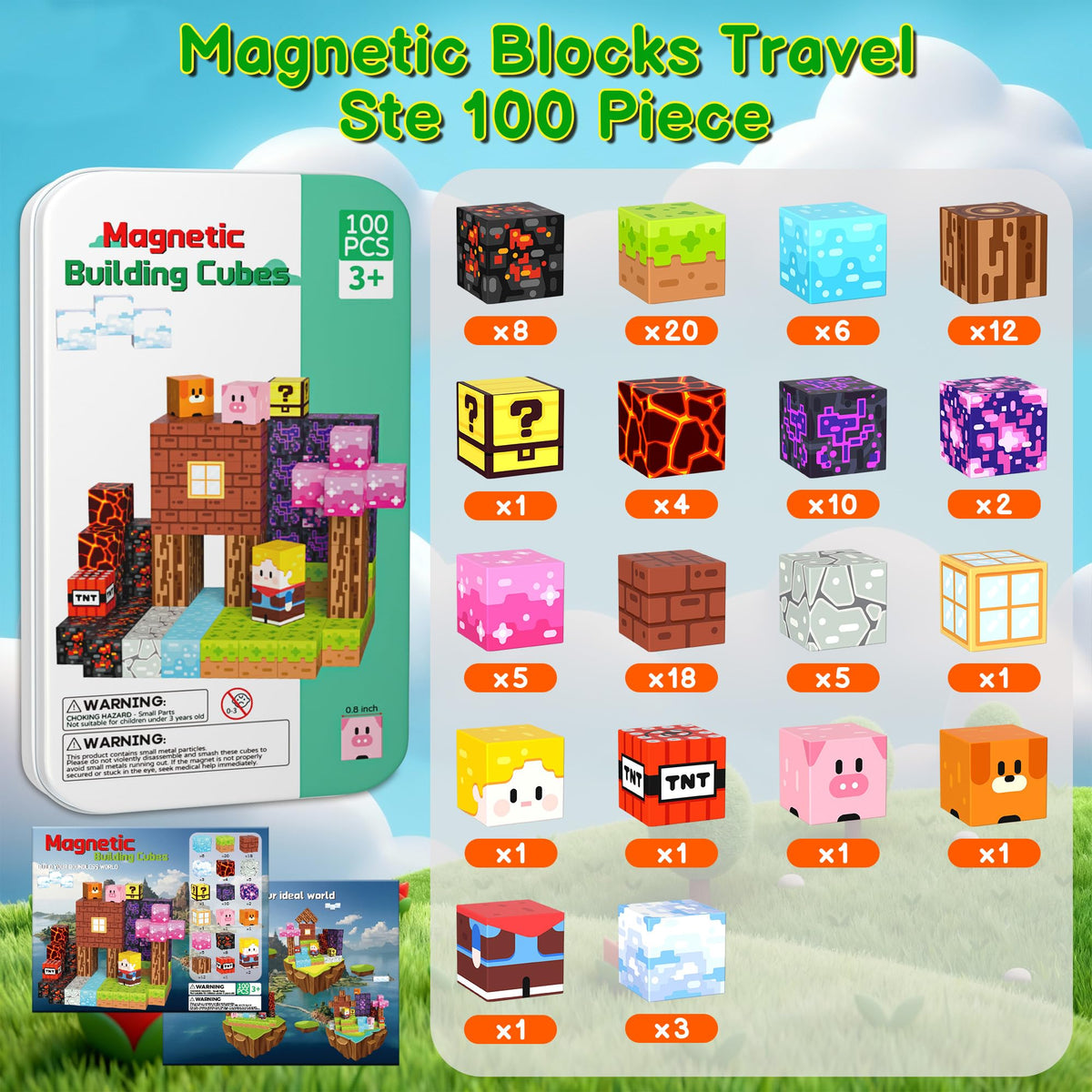 iLacven blocks colorfully arranged encourage focus and quiet play