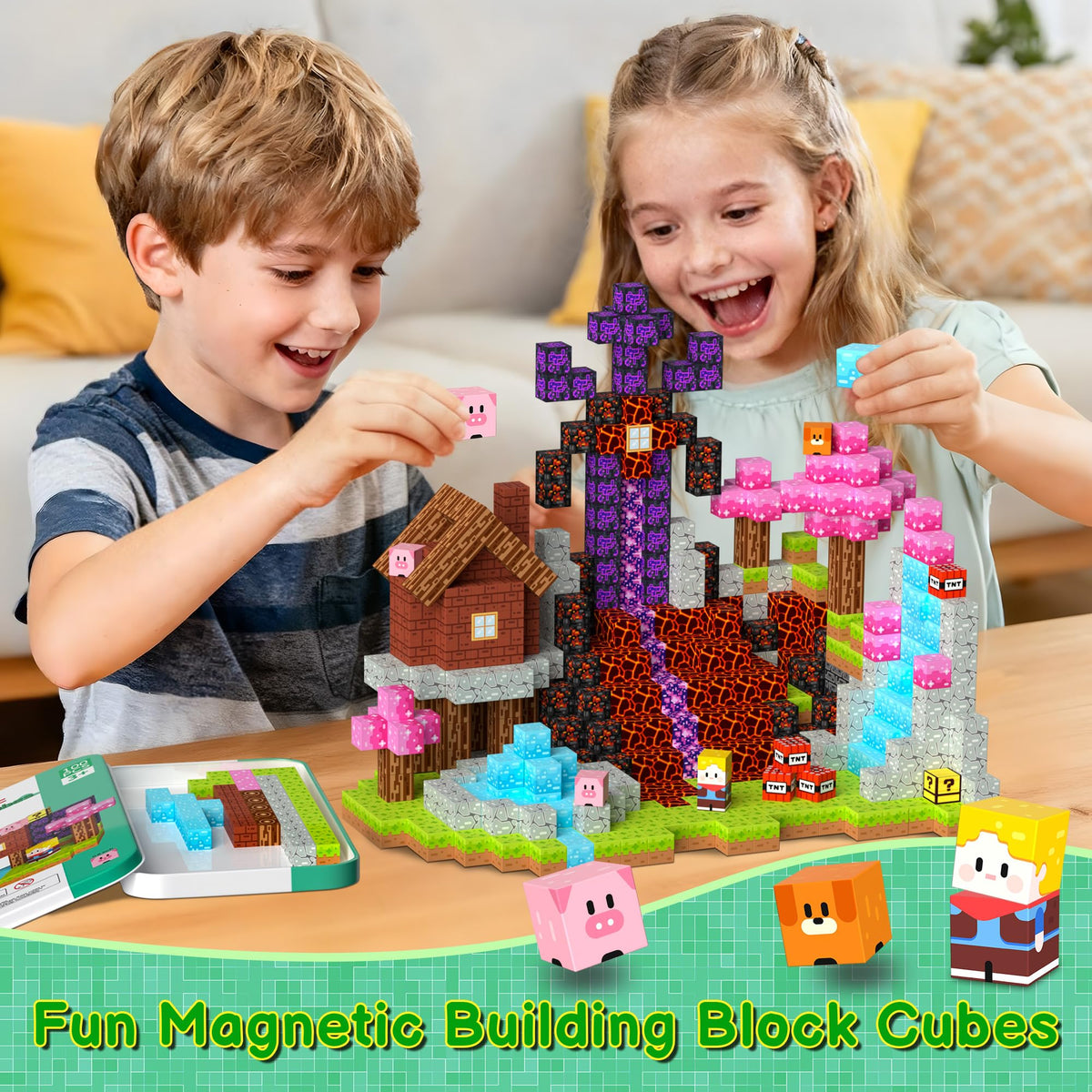 iLacven blocks enable open-ended play through creative assemblies