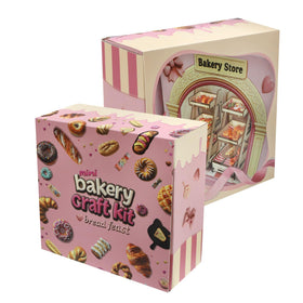 iLAND 1:12 scale bakery scene doubles as a dollhouse accessory and display piece.