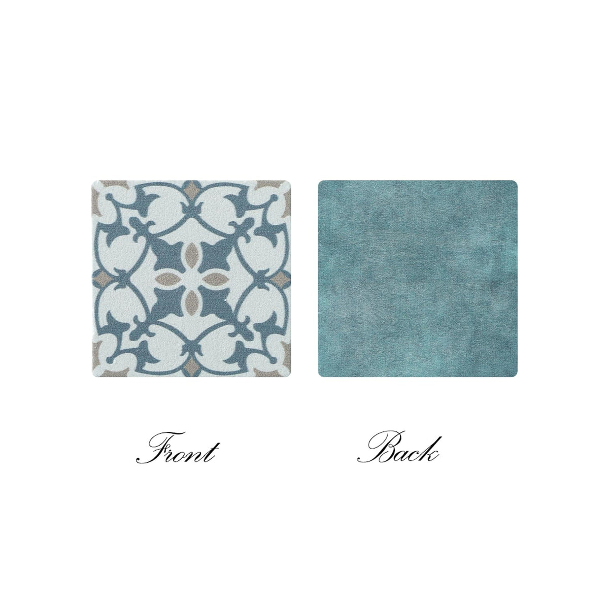 iLAND dollhouse flooring blue marble tile creates elegant focal points in small living spaces