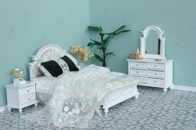 iLAND miniature living room setup benefits from authentic flooring textures