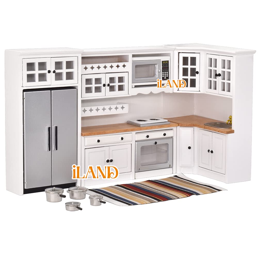 iland dollhouse kitchen oven detail highlights realistic hardware perfect for display