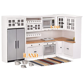 iland dollhouse kitchen oven detail highlights realistic hardware perfect for display