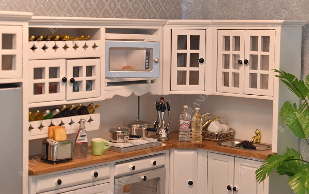 iland dollhouse kitchen pots-pans set brings authentic cookware to miniature scenes