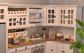 iland dollhouse kitchen pots-pans set brings authentic cookware to miniature scenes