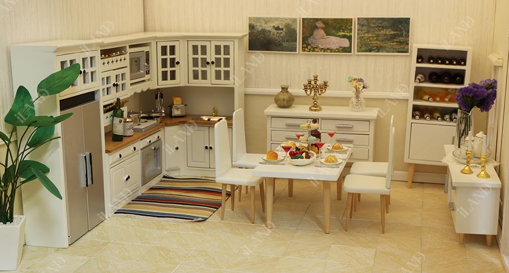 iland dollhouse kitchen solid wood craftsmanship conveys quality and durability