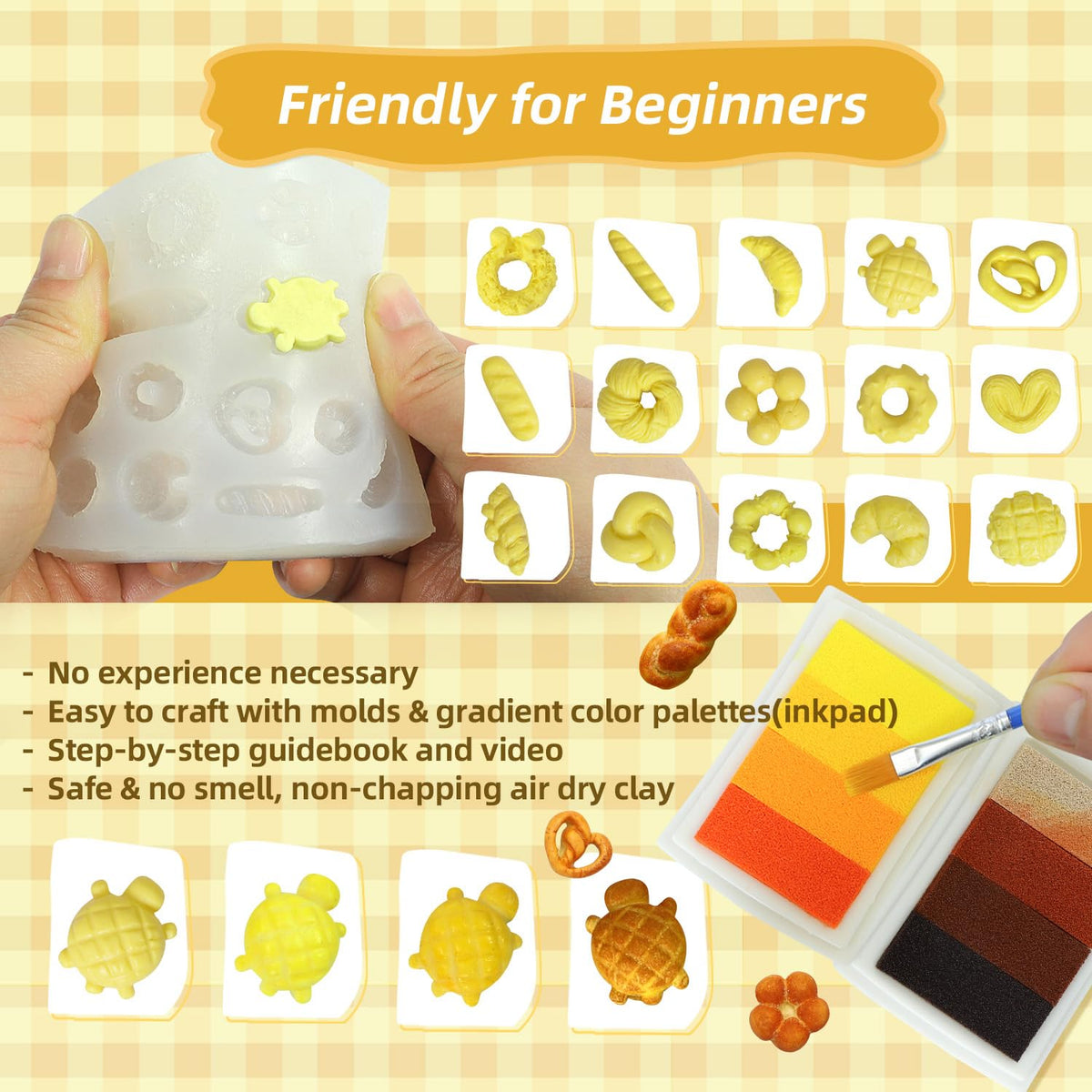 iLAND gradient color palettes for realistic icing tones on minis.
