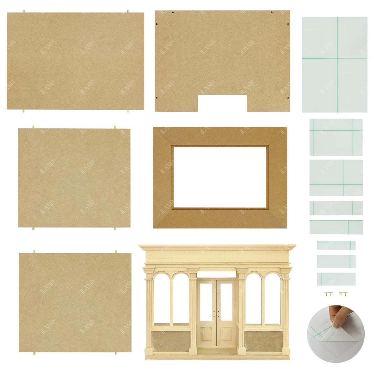 iland Mini store display box suits collectibles with decorative presentation.