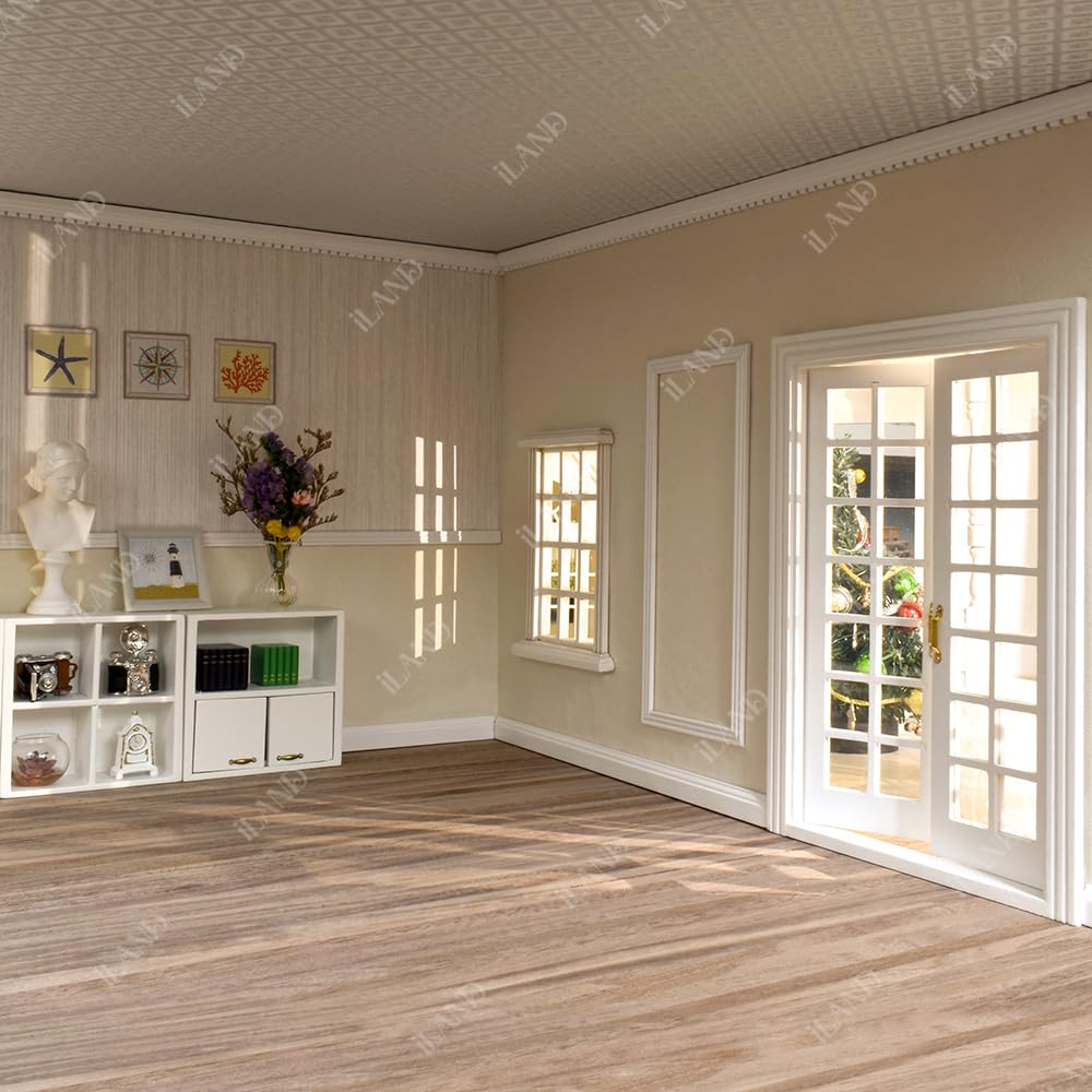 iland mini dollhouse white molding panel with smooth finish for refined interiors
