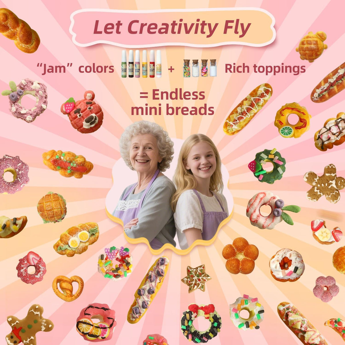 iLAND simulated jam colors add rich tones for decorative toppings.