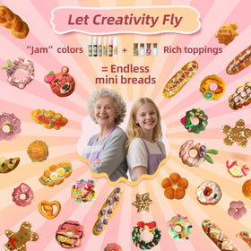 iLAND simulated jam colors add rich tones for decorative toppings.