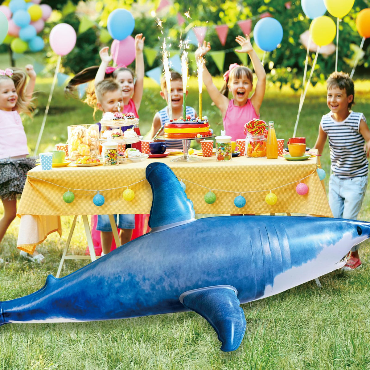 ILEISURELY quick-inflate valve enables fast setup for shark toy