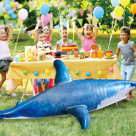 ILEISURELY quick-inflate valve enables fast setup for shark toy