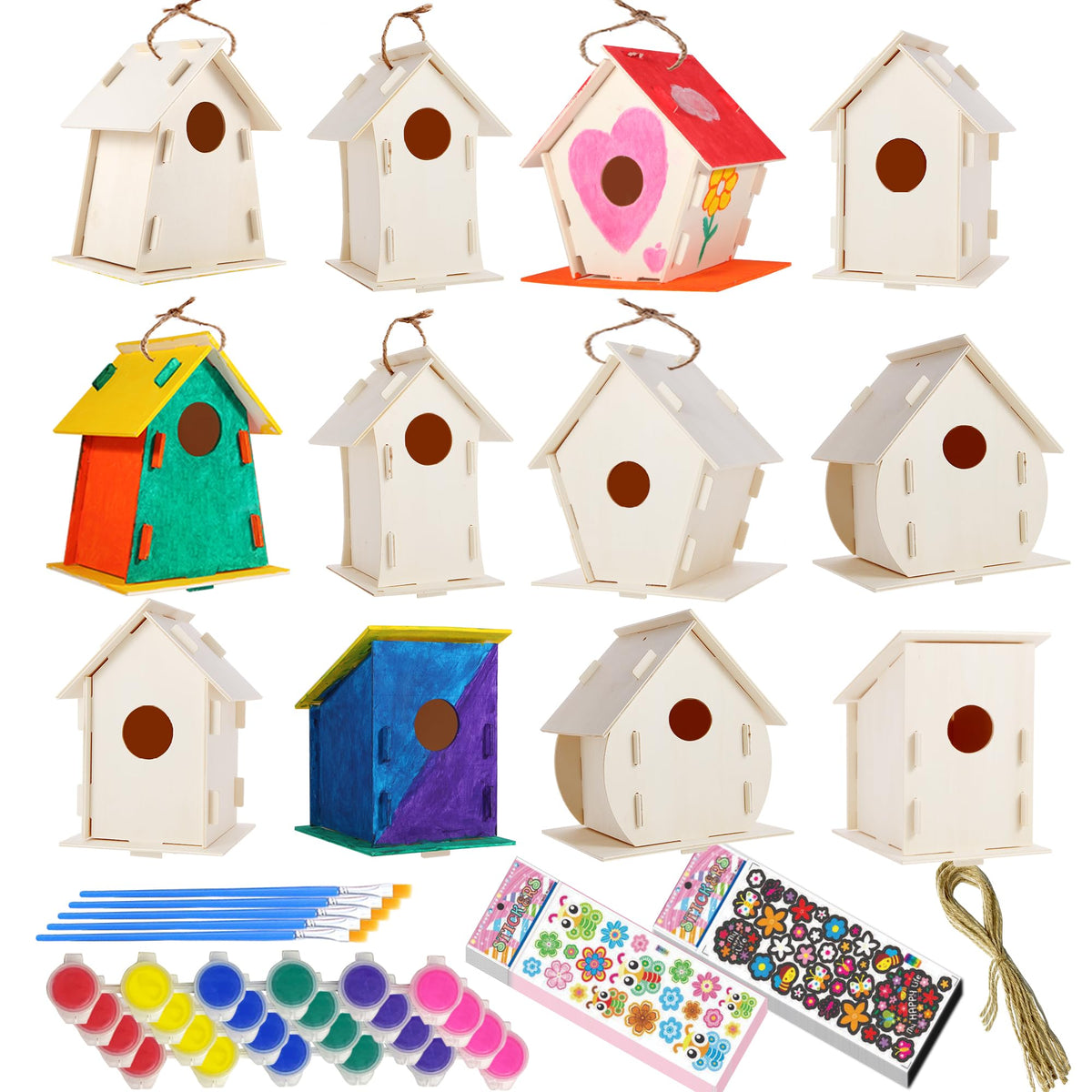 ILHSTY birdhouse kit assembly steps for kids support hands-on learning