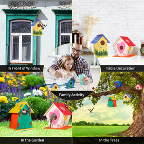 ILHSTY classroom-friendly birdhouse kit for crafts parties