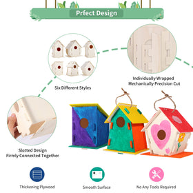 ILHSTY birdhouse kit for painting and personalization