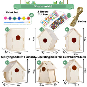 ILHSTY birdhouse stickers add finishing touches for personalized designs.