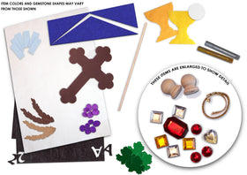 Illuminated Ink banner assembly with step-by-step instructions for DIY decor.