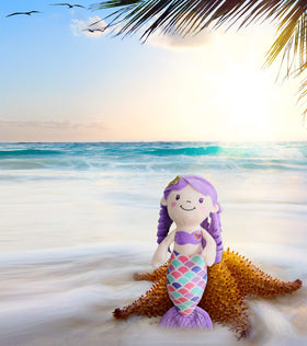 illuOKey Mermaid Doll durable, skin-friendly materials for lasting play.