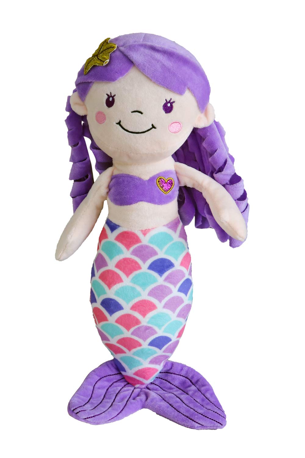 illuOKey Mermaid Doll with soft plush for gentle cuddles and bedtime comfort.