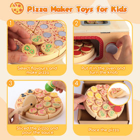 iLuckinSpri pizza-oven inspires hands-on cooking imagination with durable wood.