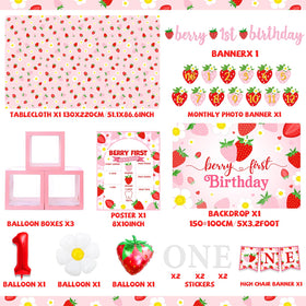 ILUIGGW 85pcs latex balloons set, pink, red, white for festive vibes