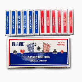 IMAGAME jumbo index cards ensure easy reading from across the table.
