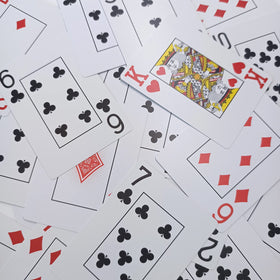 IMAGAME classic red and black suits for versatile card games.