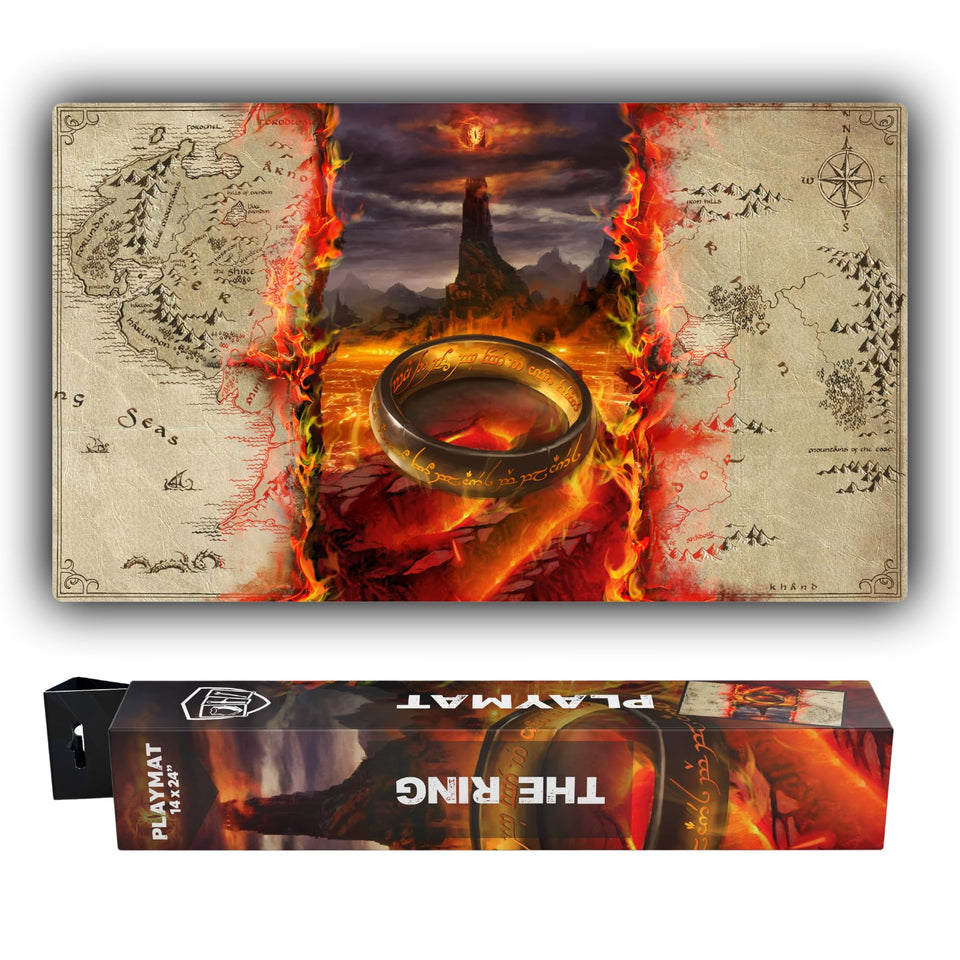 Realm Guard - 14x24 The Ring MTG/TCG Playmat | Large Battle Surface