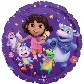 Anagram Dora's 3rd Birthday Party Supplies Foil Balloon Bouquet Decorations