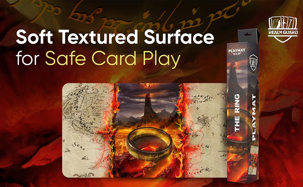 Realm Guard - 14x24 The Ring MTG/TCG Playmat | Large Battle Surface