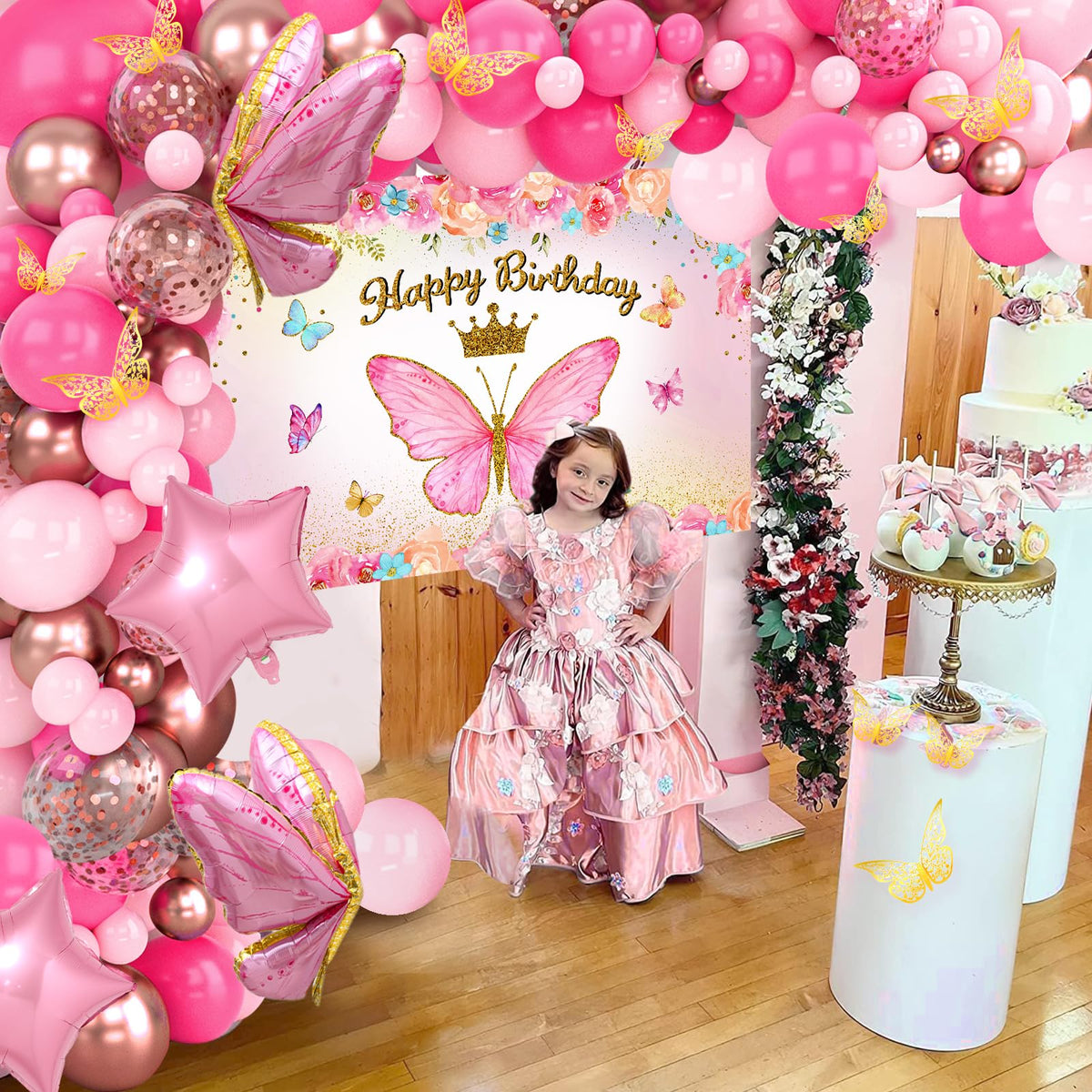 FengRise butterfly cake toppers elevate desserts with charming detail
