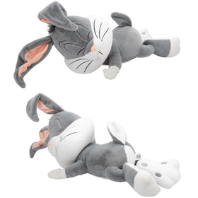 Jazwares Looney Tunes Bugs Bunny 18-Inch Sleeping Plush – Official Warner Bros Licensed