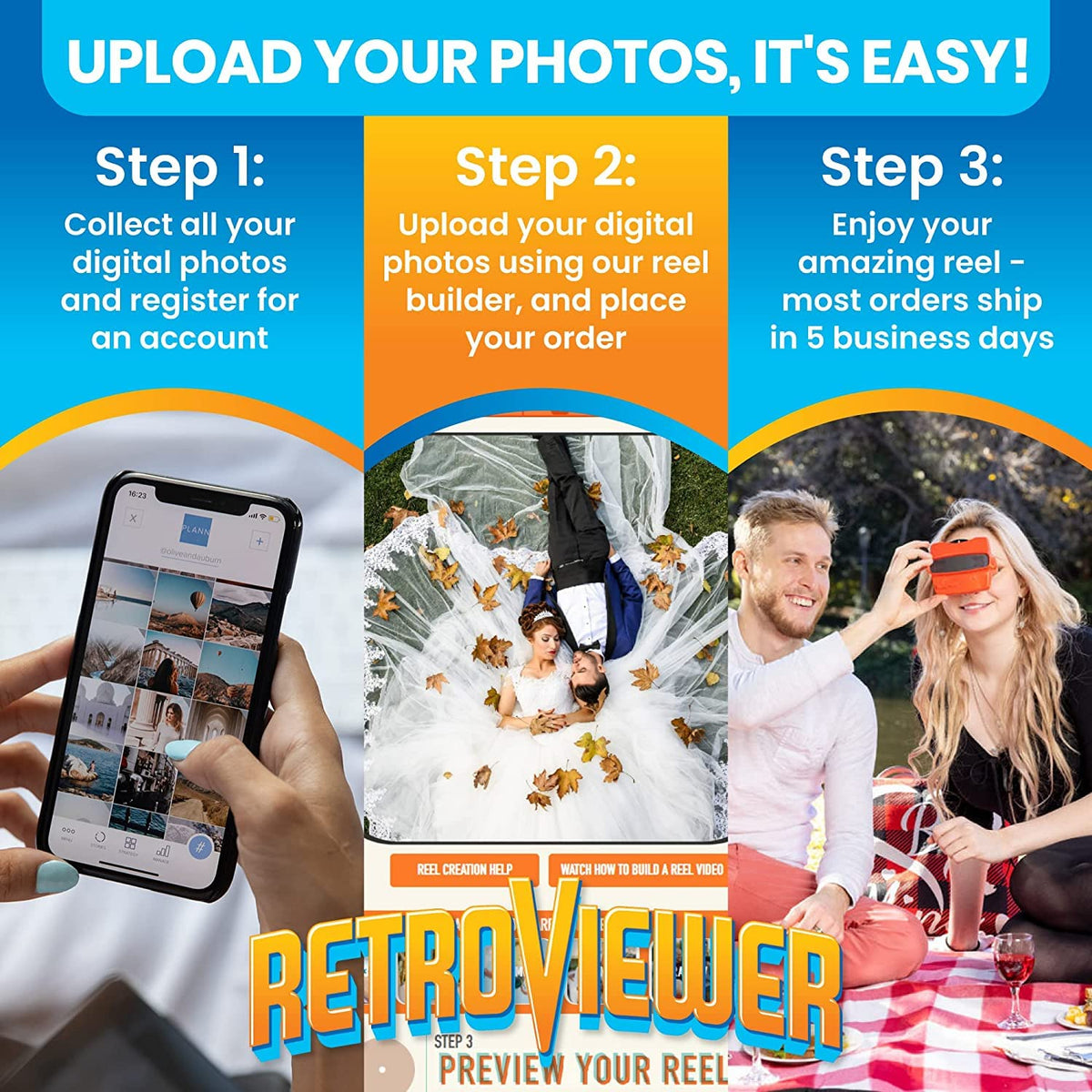 Image3D Reel Voucher Upload showing how to attach a custom reel to preserve moments