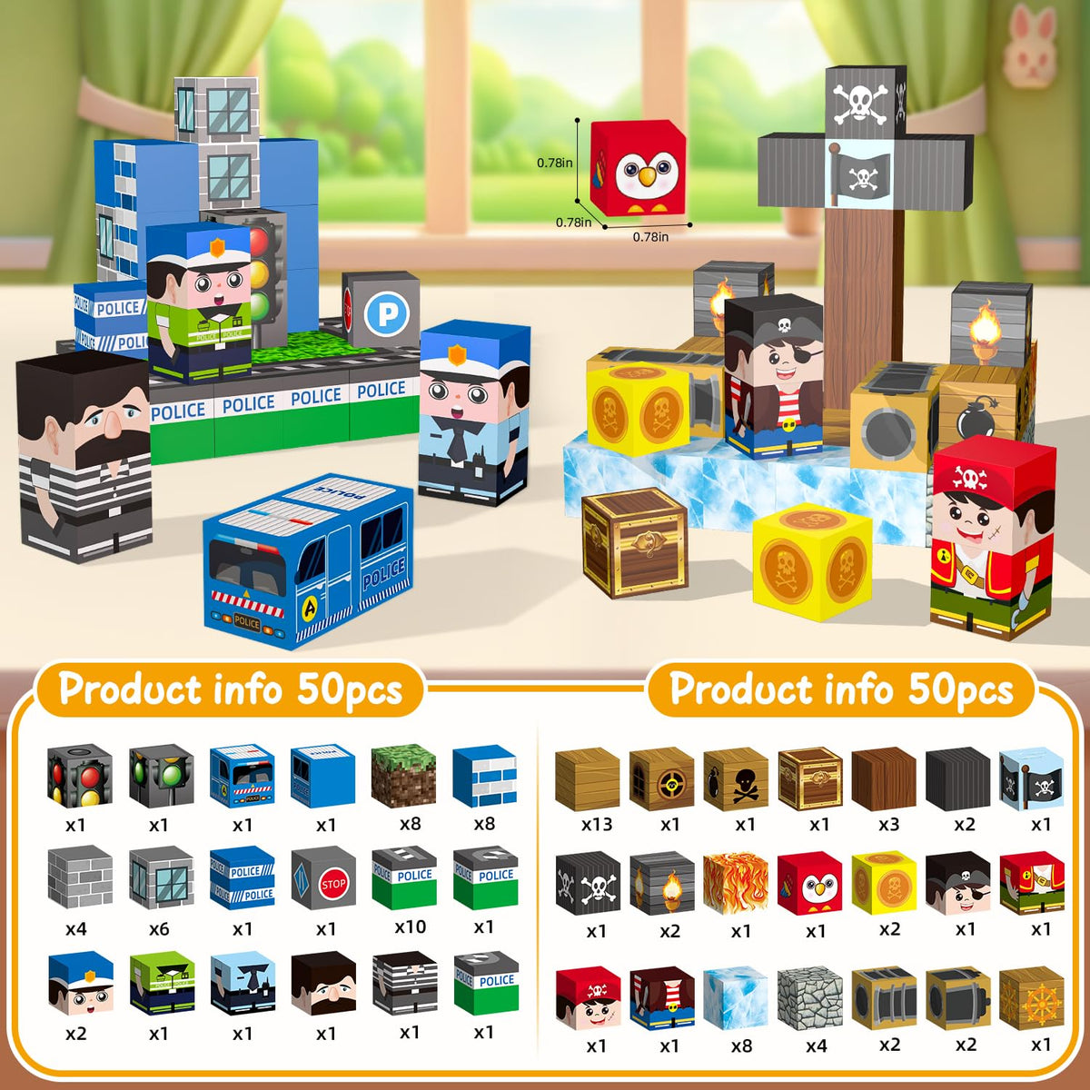 IMAGIC TOWN versatile pieces invite mix-and-match storytelling fun