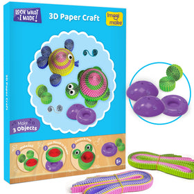 Imagimake 3D model making set with easy steps to craft mini figures