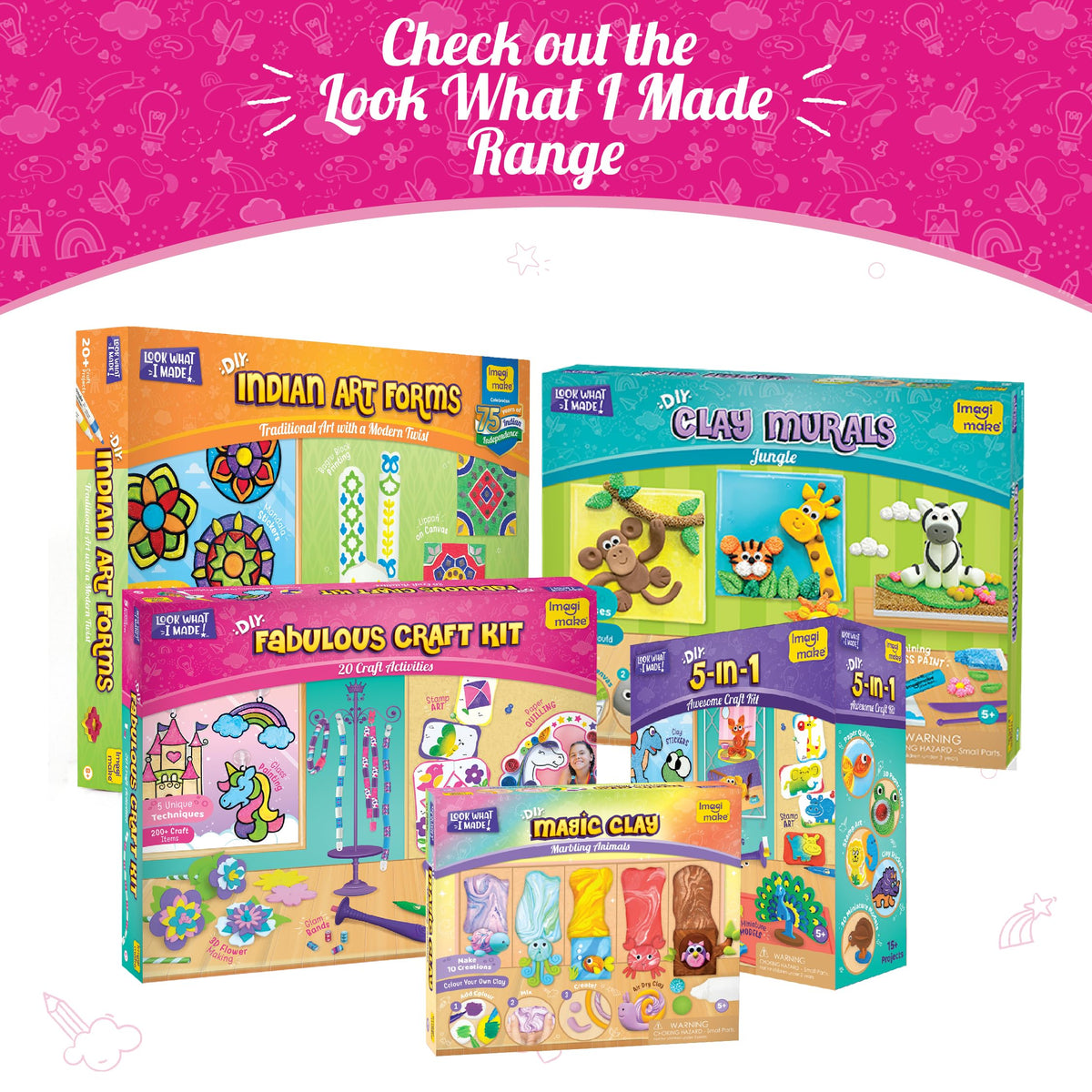Complete kit supports focused, screen-free creativity for kids ages 6-12.