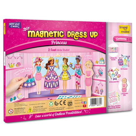 Imagimake DIY Magnetic Dress-Up Princess travel-friendly set keeps kids engaged on the go.