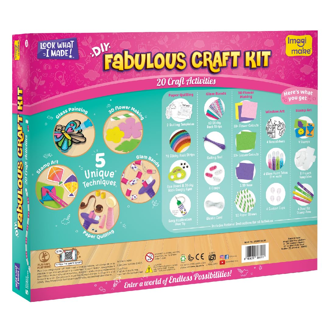 Imagimake Fabulous Craft Kit clay modeling builds tactile sculptures and confidence