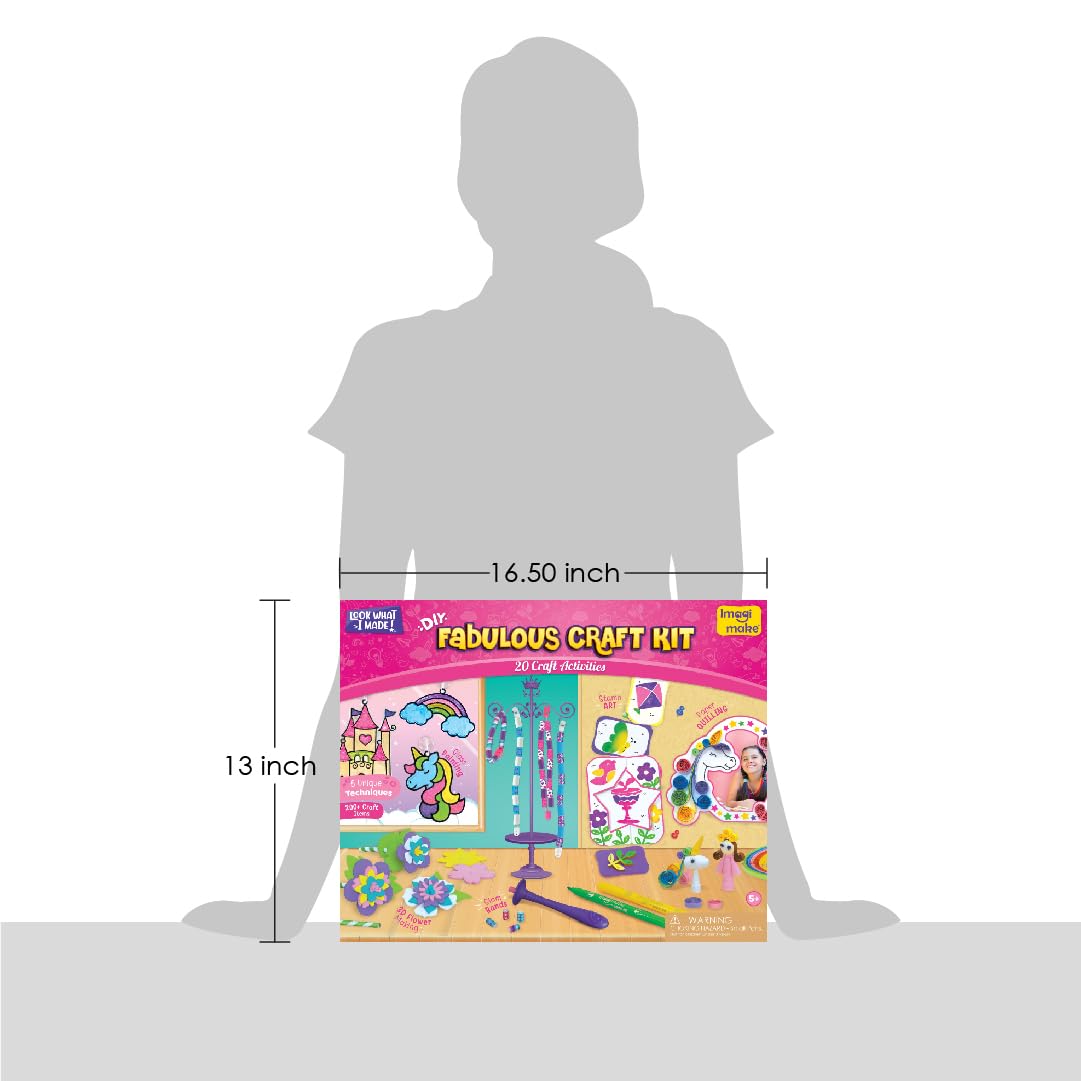 Imagimake Fabulous Craft Kit jewellery making sparks personal style and fine motor skills