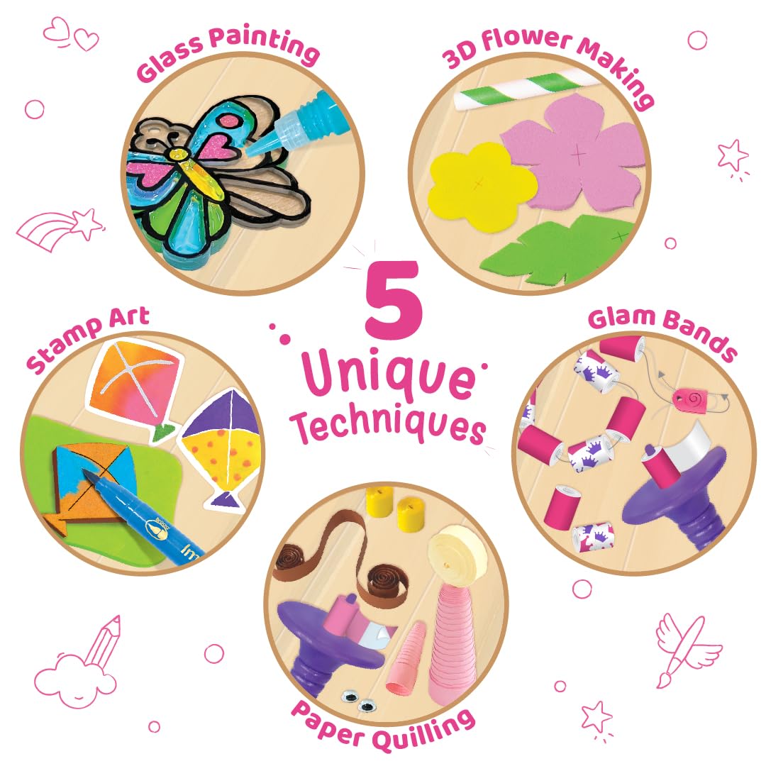 Imagimake Fabulous Craft Kit paper quilling ideas for shaping delicate designs