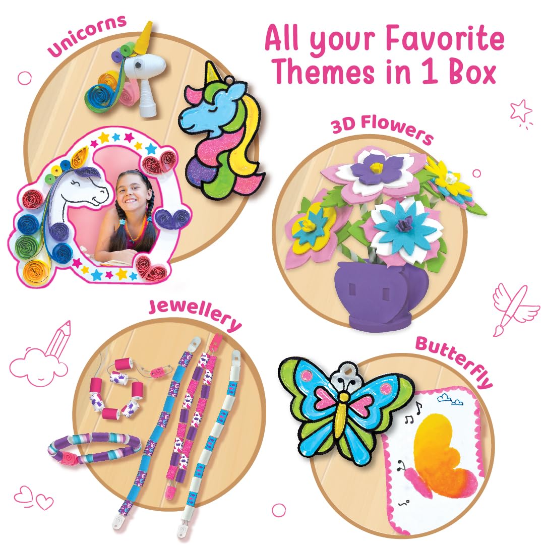 Imagimake Fabulous Craft Kit printed canvases support guided creative exploration