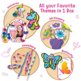 Imagimake Fabulous Craft Kit printed canvases support guided creative exploration