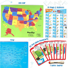 Imagimake Mapology 50-states pieces help build memory of state locations.