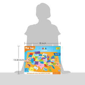 Imagimake Mapology bright colors aid color recognition and sensory learning.