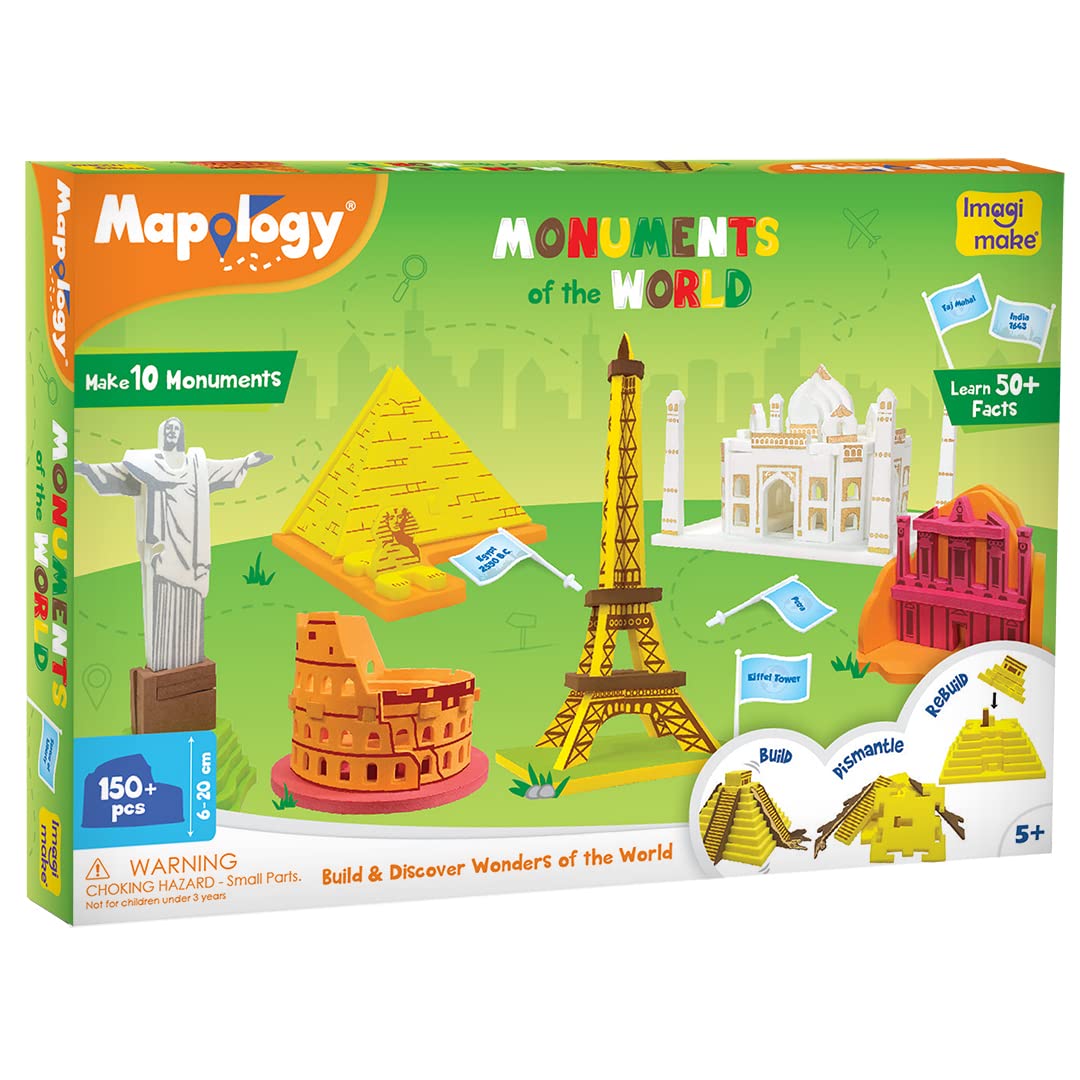 Imagimake Mapology great wall assembly: geography learning through construction.