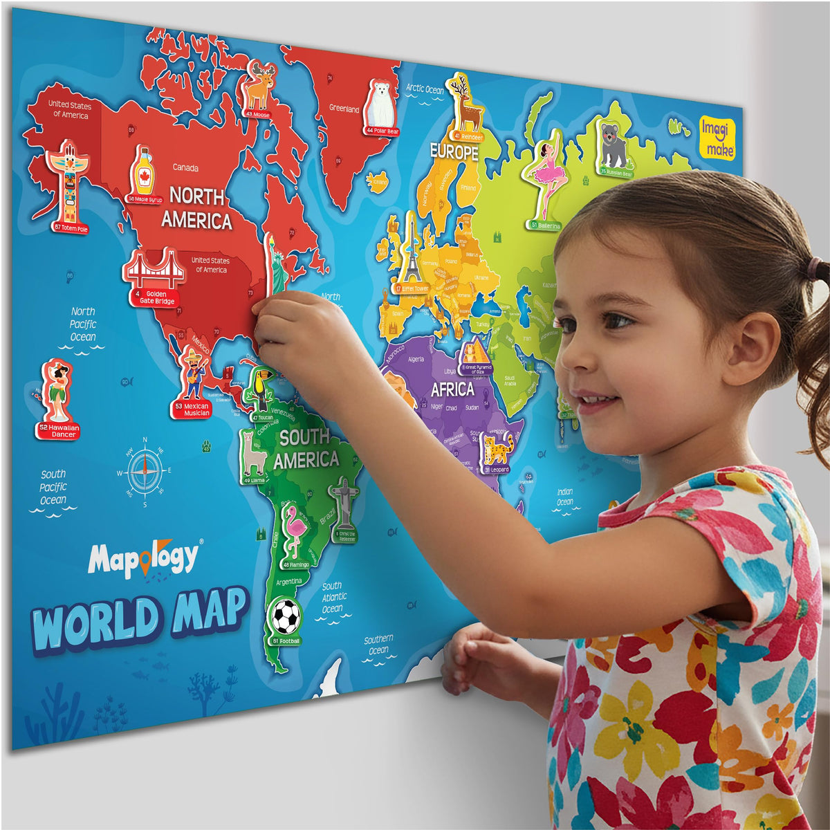 Imagimake Mapology instruction book guides engaging activities
