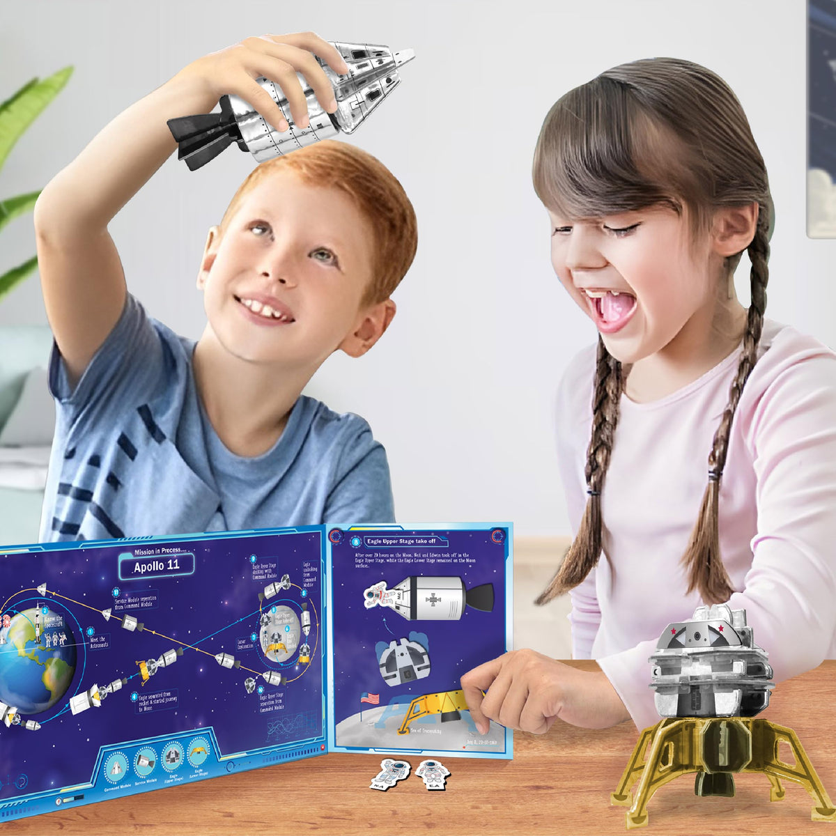 Imagimake Mapology magnetic astronauts pieces enabling space mission simulations