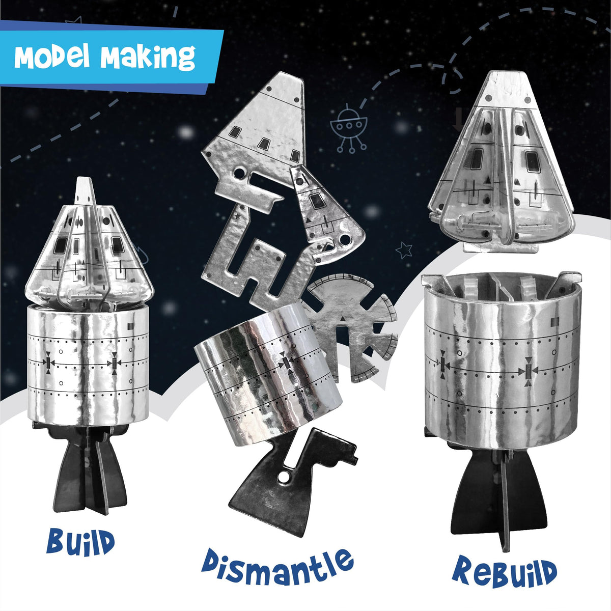 Imagimake Mapology mission step sheets guide hands-on Apollo 11 exploration